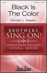 Black is the Color TTBB choral sheet music cover